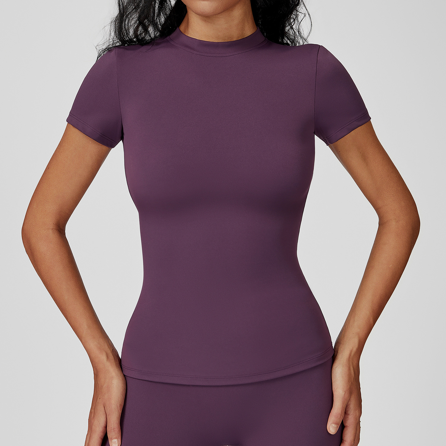 Ombreezy Quick-Dry Yoga Short-Sleeve Top